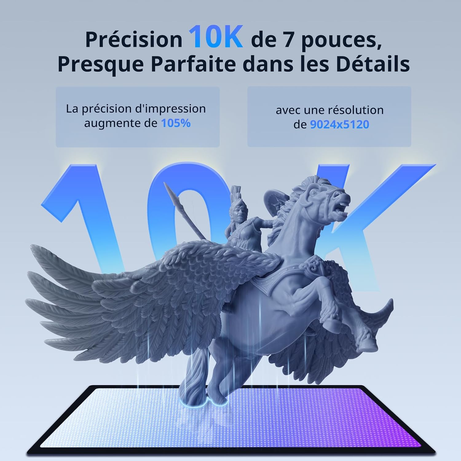 Photon Mono 4 Ultra Imprimante 3D Résine 10K Vitesse Max 120mm/h