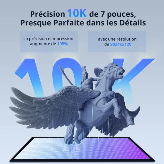 Photon Mono 4 Ultra Imprimante 3D Résine 10K Vitesse Max 120mm/h