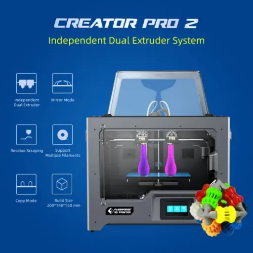 Test FlashForge Creator Pro 2 : une double extrusion qui fait le job, mais pas sans galères