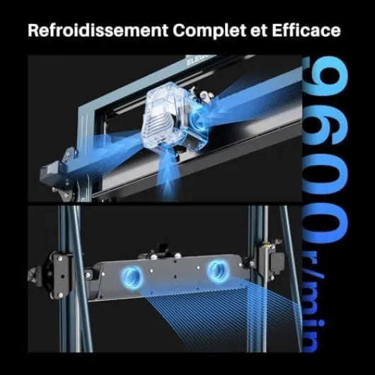 Neptune 4 Plus Imprimante 3D 500mm/s imprimante 3D FDM à Haute Vitesse avec buse Haute température, nivellement Automatique et extrudeuse à entraînement Direct, 320x320x385mm Neptune 4 Plus FDM