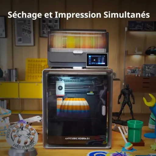 Test Anycubic Kobra S1 Combo : une CoreXY rapide et multicolore qui en donne beaucoup… si on accepte de bidouiller un peu
