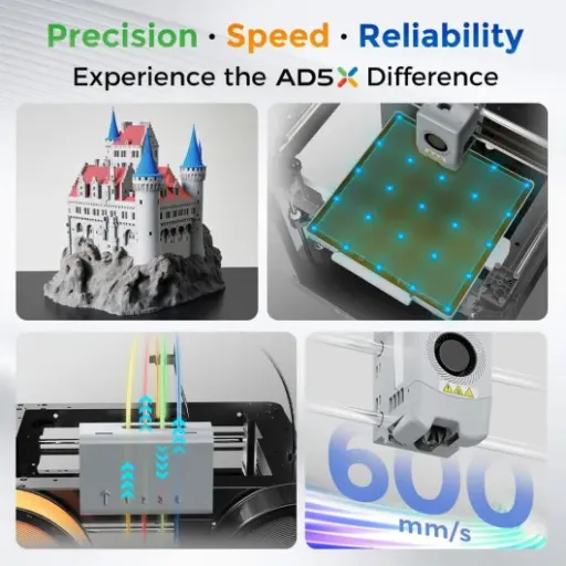 Test FLASHFORGE AD5X : l’imprimante 3D 4 couleurs qui vise les makers pressés