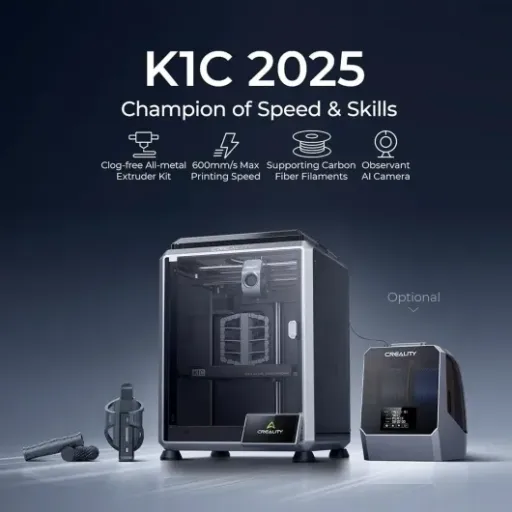 Test Creality K1C 2025 : une bête de vitesse qui demande un peu de doigté