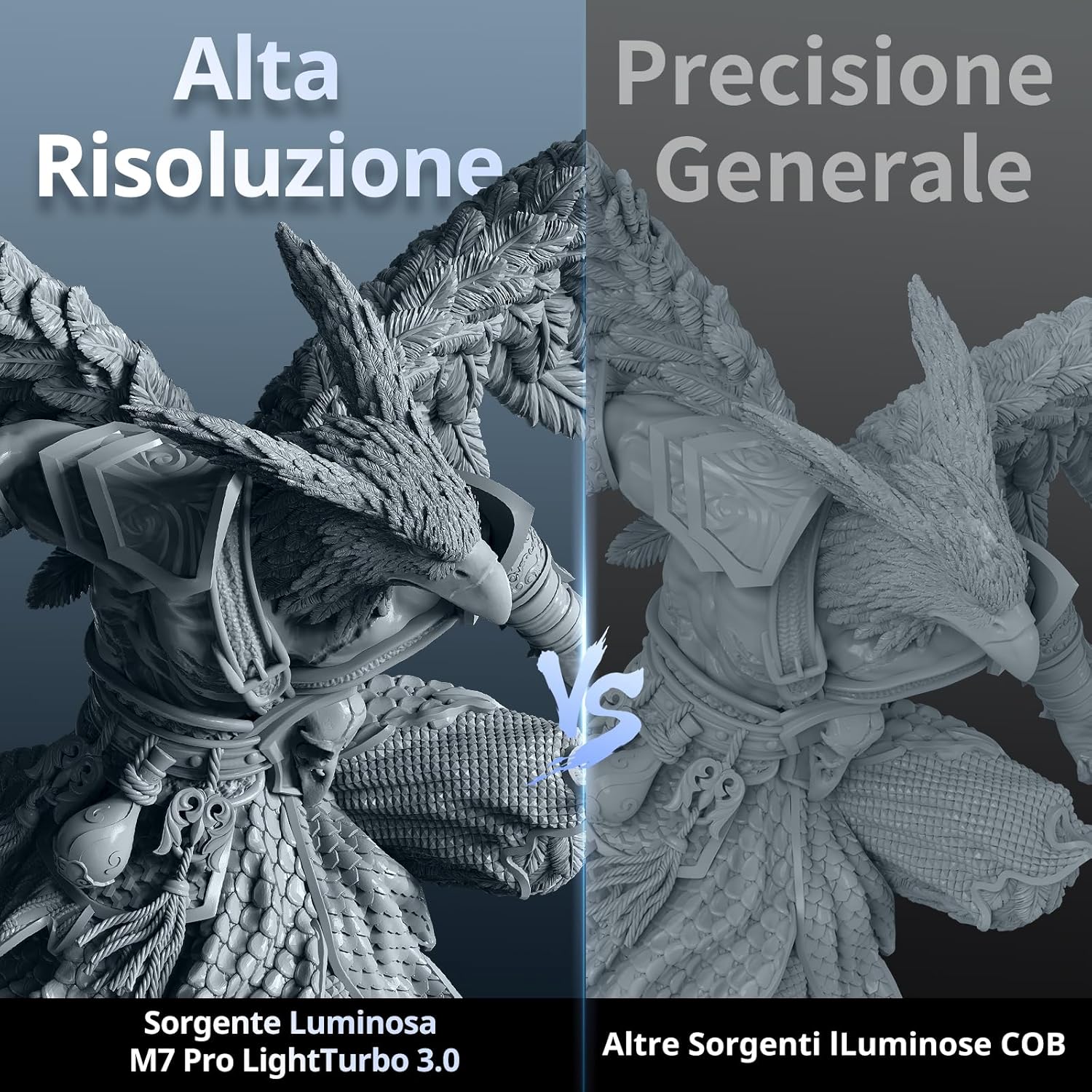 Photon Mono M7 Pro 14K Imprimante 3D Résine et ANYCUBIC Wash and Cure 3 Plus avec éclairage du col de Cygne