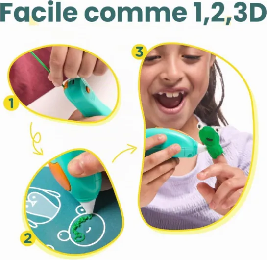 3Doodler Start+ Essentials Ensemble de Stylo 3D pour Enfants, Ensemble d'Activités Artistiques à Apprendre à la Maison, Jouet Éducatif STEM pour Garçons et Filles de 6 Ans et Plus