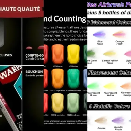 Top Peinture acrylique modélisme 3D