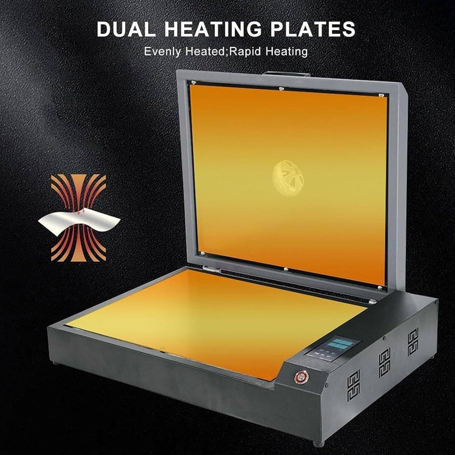Imprimante DTF Portable A3 à Double Chauffage, réglage température et du Temps (0-200 °C), Four séchage pour Panneaux Textiles DIY, imprimante Textile Multicolore DTF, pour Films agricoles