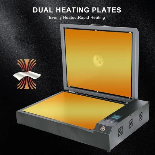 Imprimante DTF Portable A3 à Double Chauffage, réglage température et du Temps (0-200 °C), Four séchage pour Panneaux Textiles DIY, imprimante Textile Multicolore DTF, pour Films agricoles