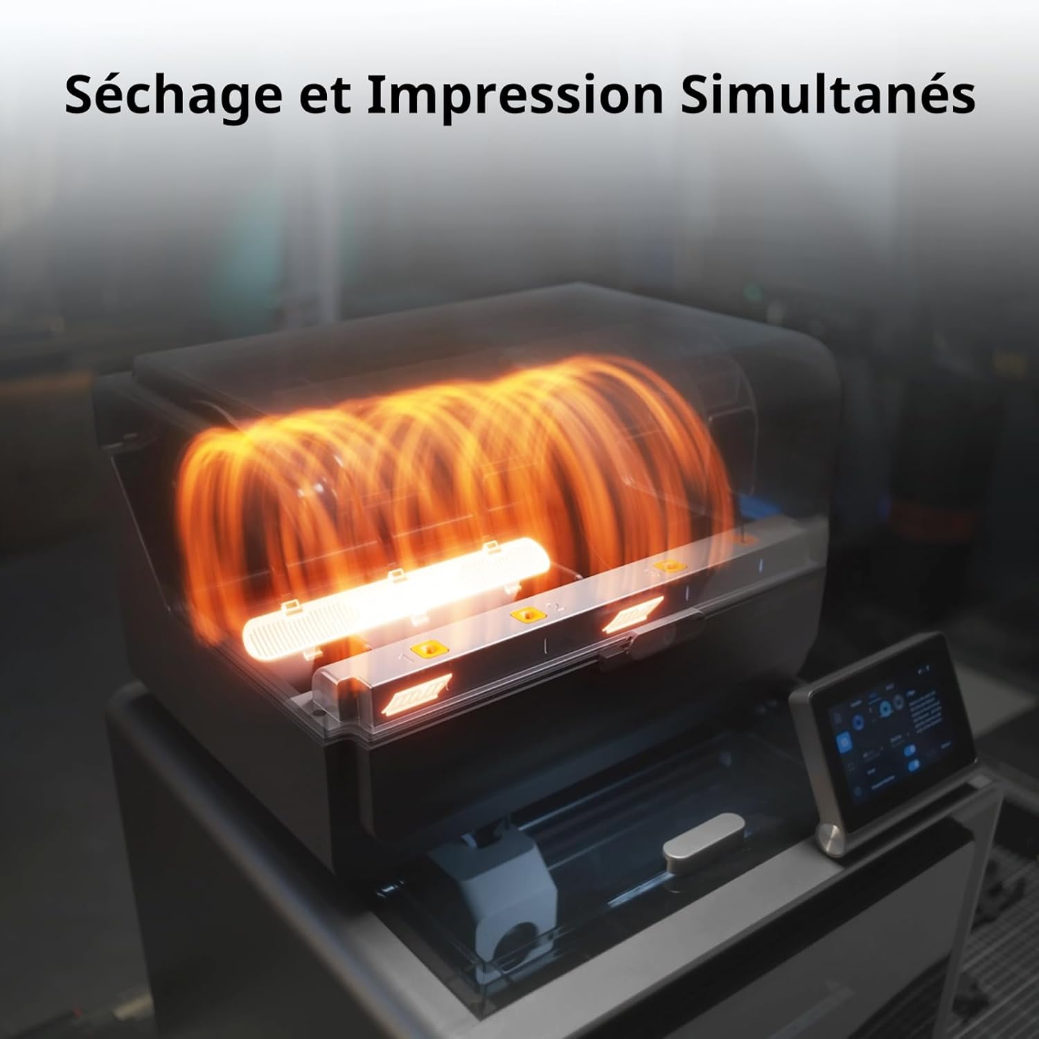 Kobra S1 Combo Imprimante 3D Multicolore, Intelligente Impression, Construction CoreXY Fermée, 600mm/s Impression Extrêmement Rapid, LeviQ 3.0, Taille 250 * 250 * 250 mm