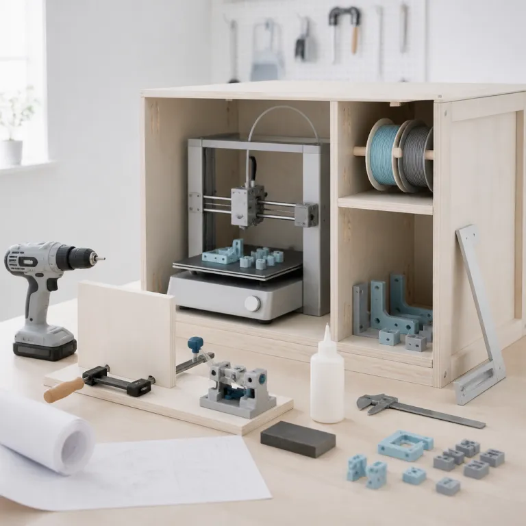 Du plan d’imprimante 3D au meuble complet : méthode pas à pas pour un espace de fabrication optimisé