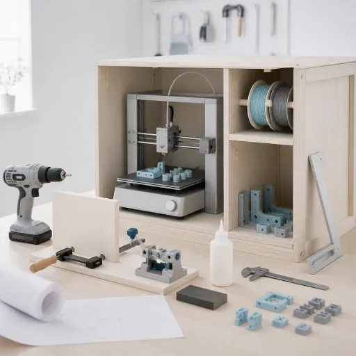 Du plan d’imprimante 3D au meuble complet : méthode pas à pas pour un espace de fabrication optimisé